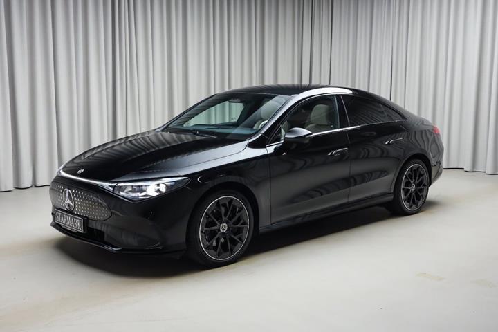 Sort Mercedes CLA350 fra 2025