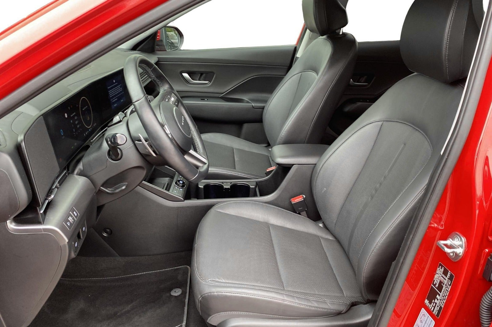 Rød Hyundai Kona fra 2024