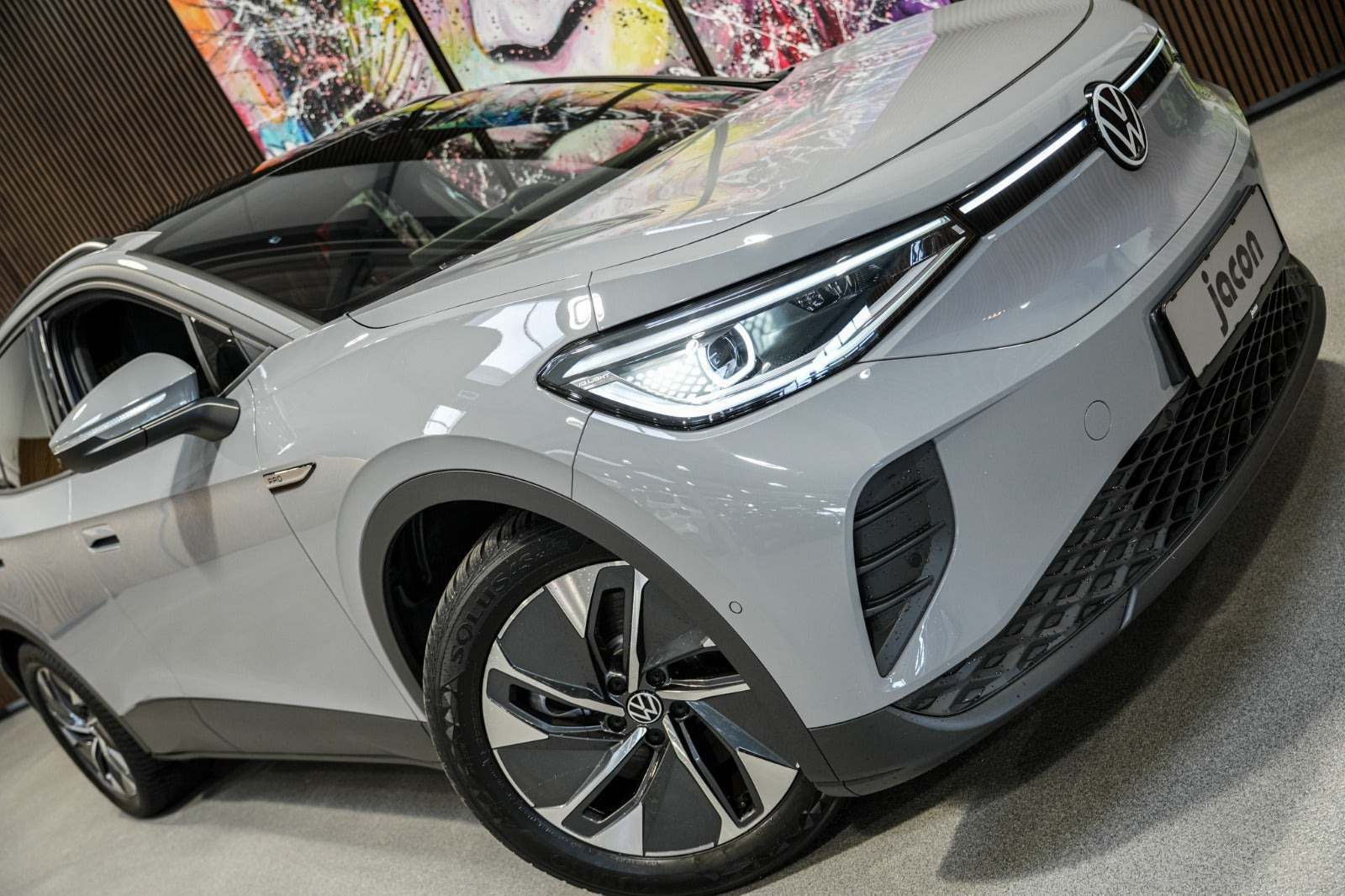 Grå VW ID.4 fra 2023