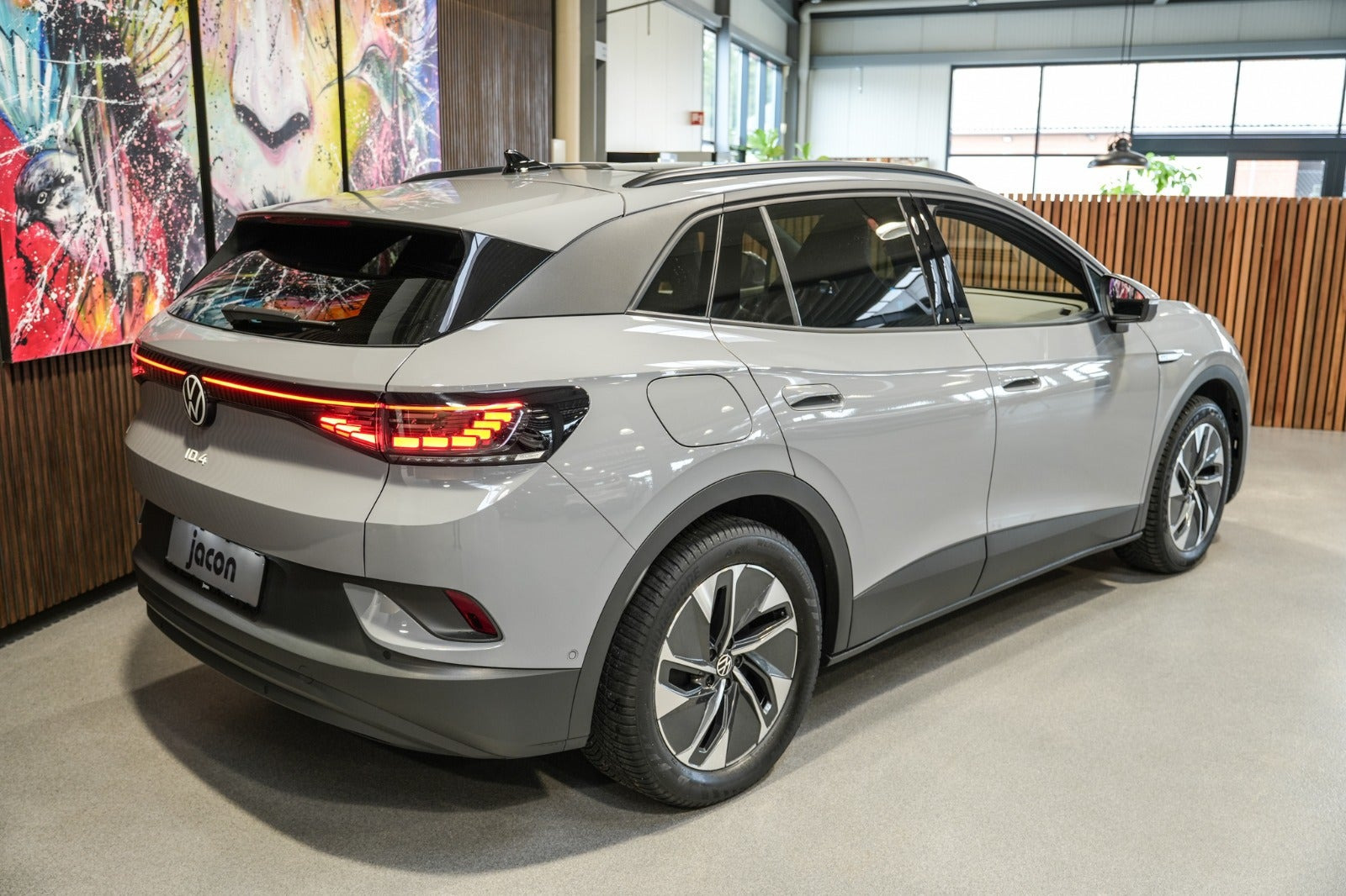 Grå VW ID.4 fra 2023