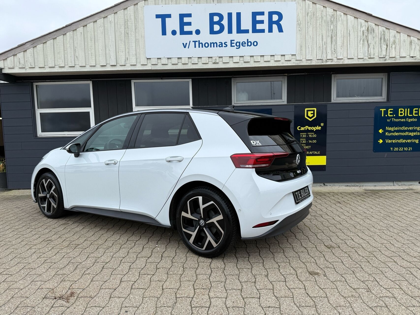 Hvid VW ID.3 fra 2024