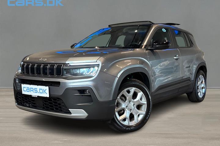 Grå Jeep Avenger fra 2025 set udefra