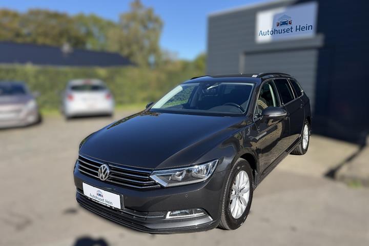 Grå VW Passat fra 2018