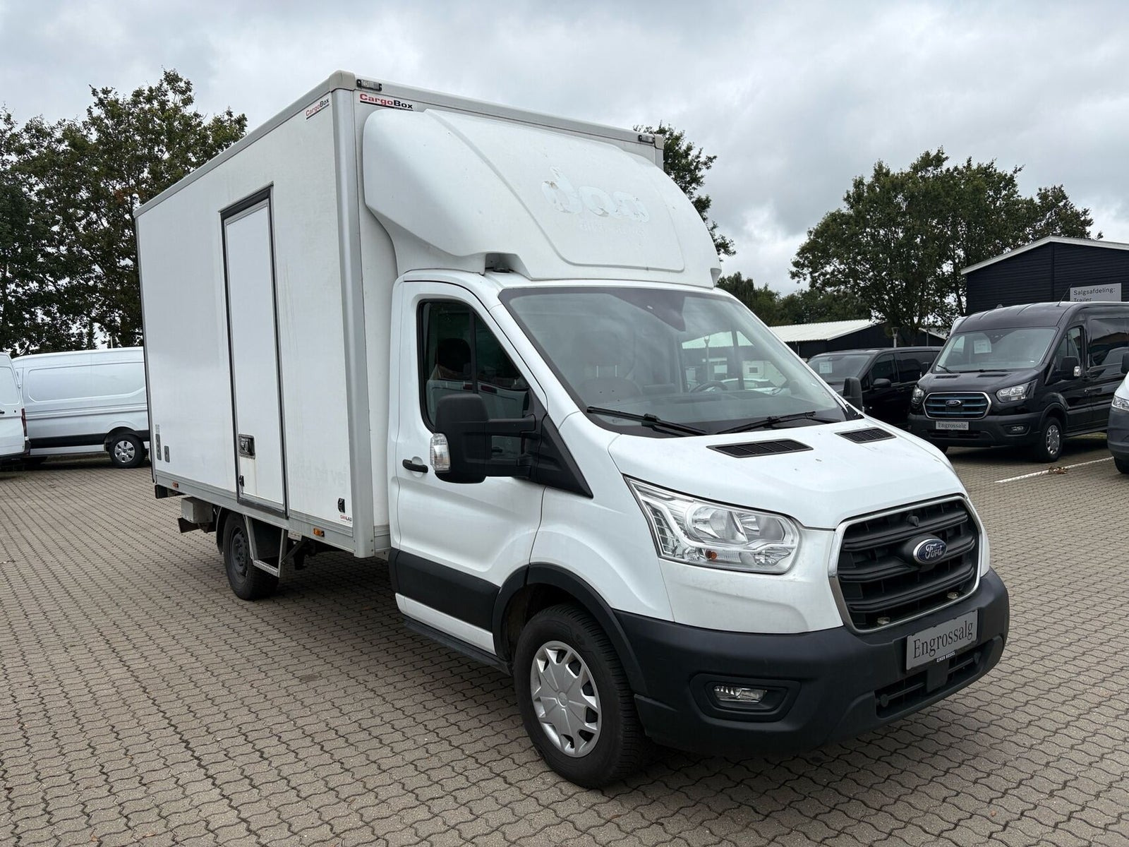 Hvid Ford Transit 350 L3 Chassis fra 2022