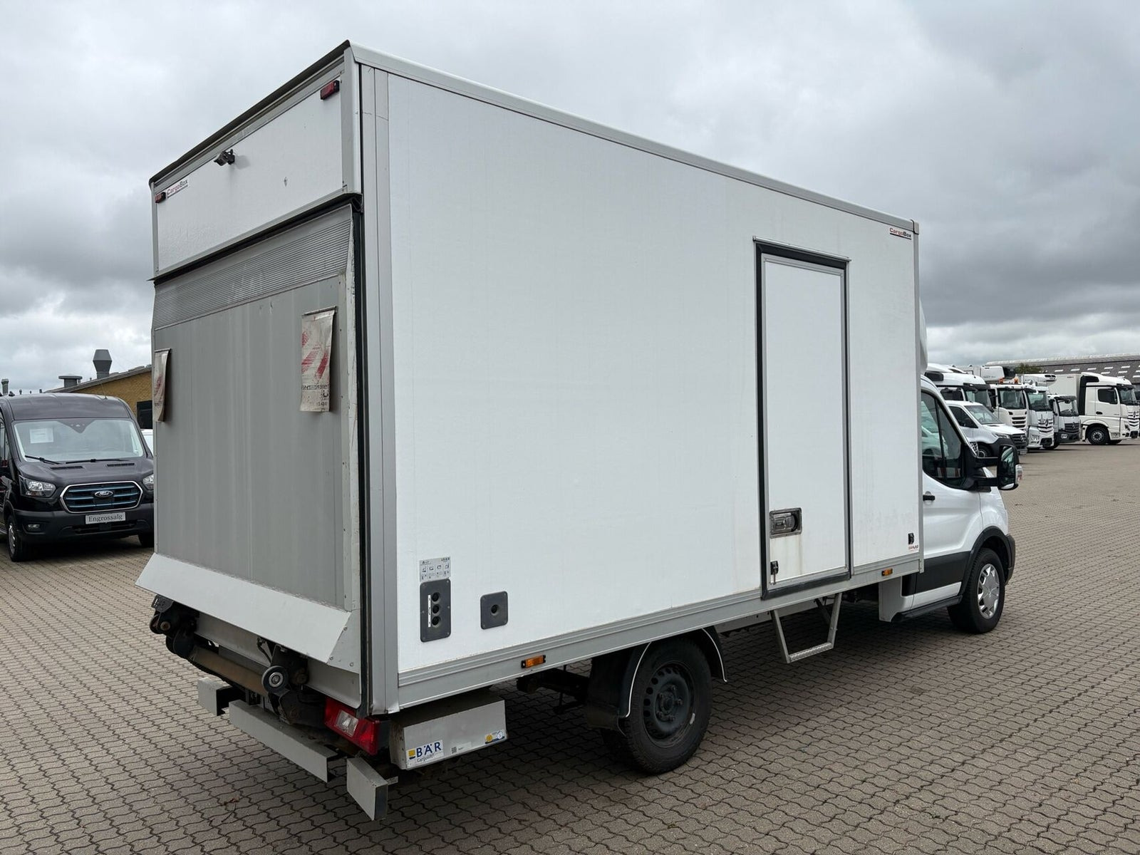 Hvid Ford Transit 350 L3 Chassis fra 2022