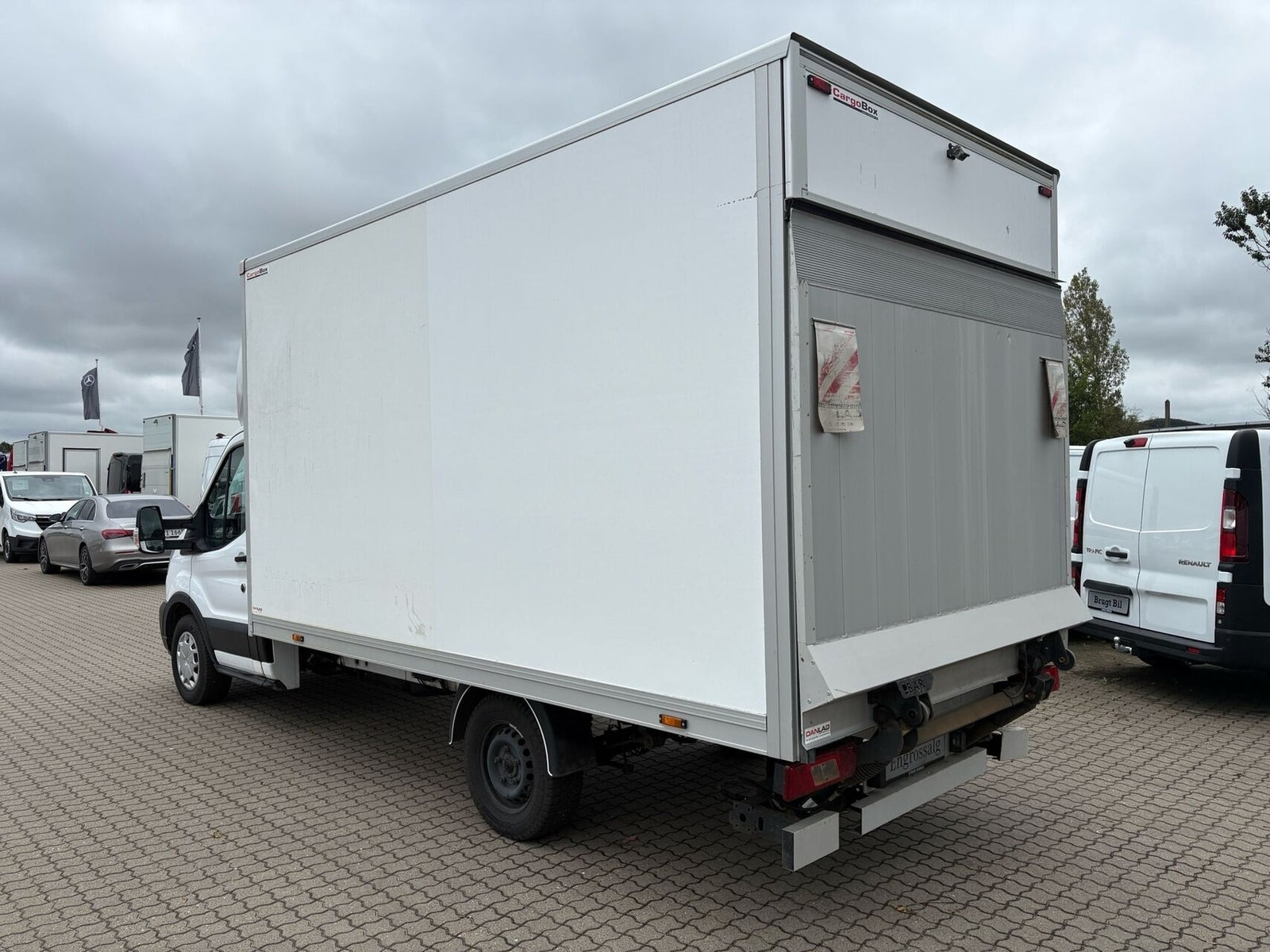 Hvid Ford Transit 350 L3 Chassis fra 2022