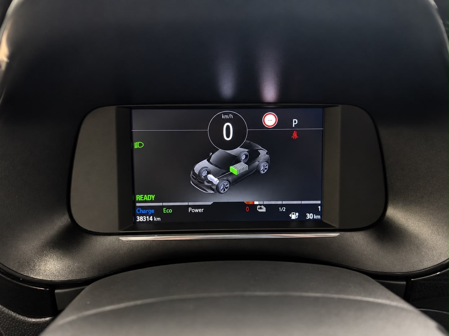 Grå Opel Corsa-e fra 2022