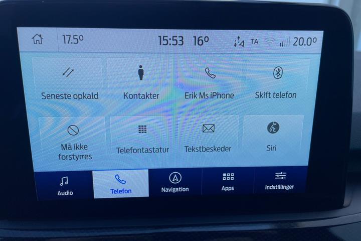Blå Ford Kuga fra 2020