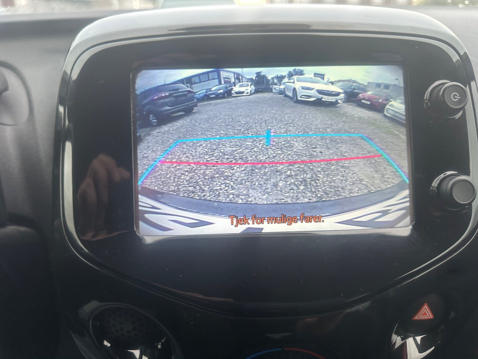 Rød Toyota Aygo fra 2018