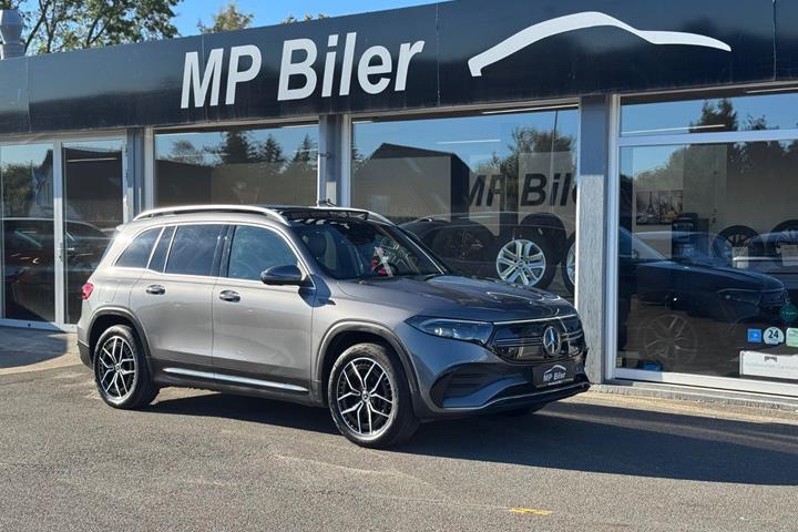 Grå Mercedes EQB300 fra 2022