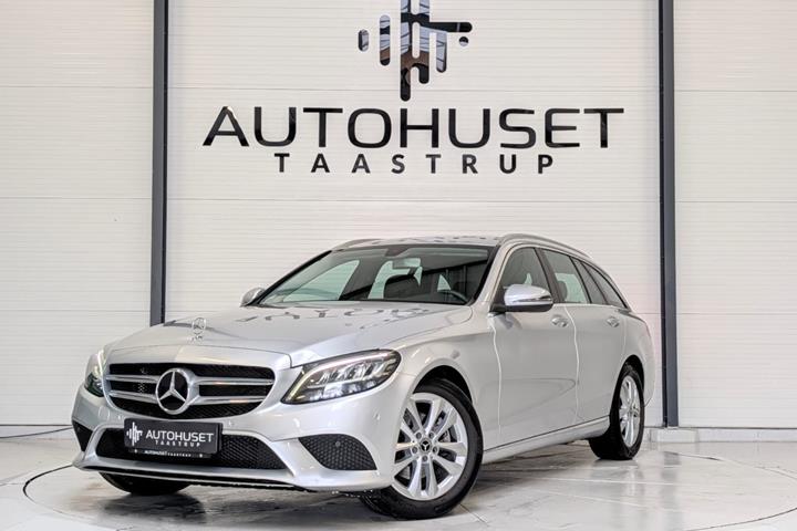 Sølv Mercedes C200 fra 2018