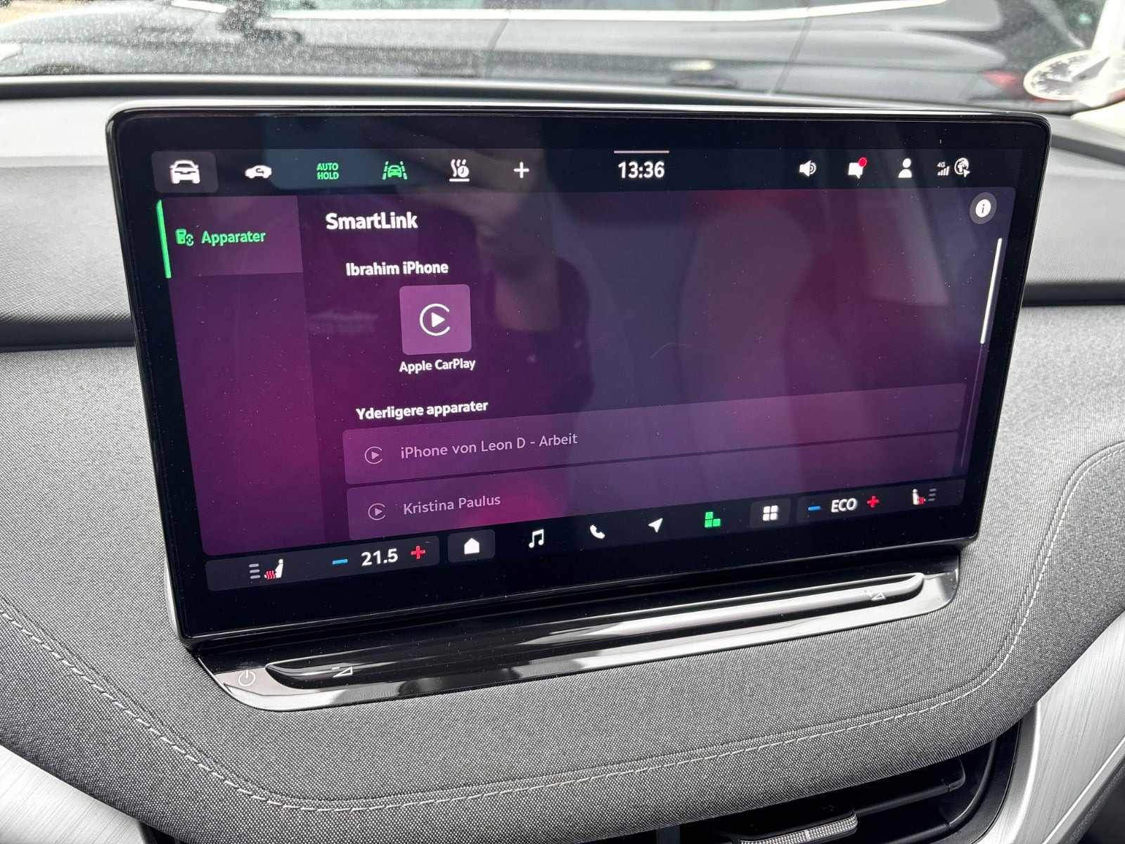 Sort Skoda Enyaq fra 2025