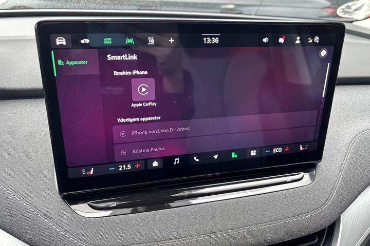 Sort Skoda Enyaq fra 2025