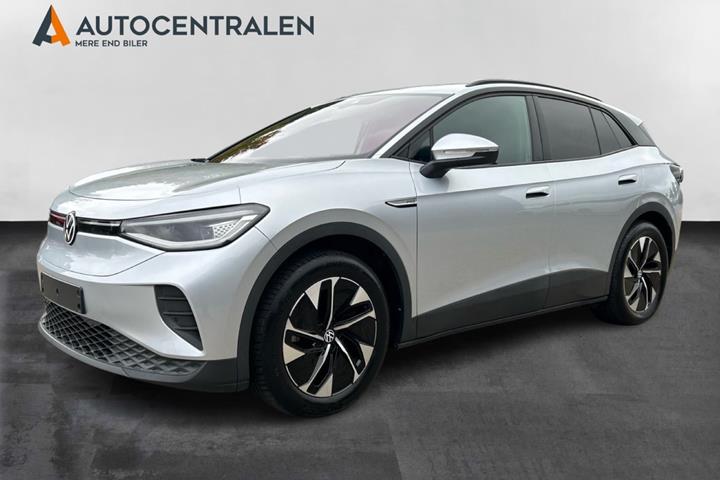 Sølv VW ID.4 fra 2021 set udefra