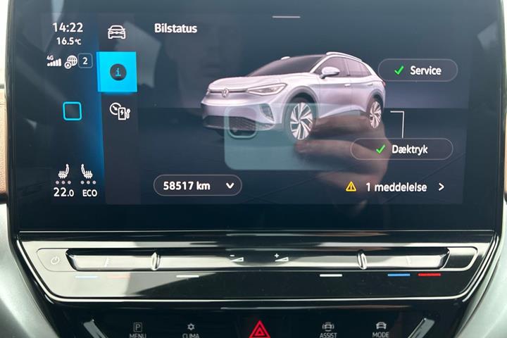 Sølv VW ID.4 fra 2021