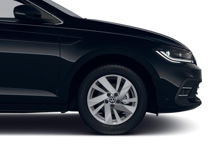 Sort VW Polo fra 2024