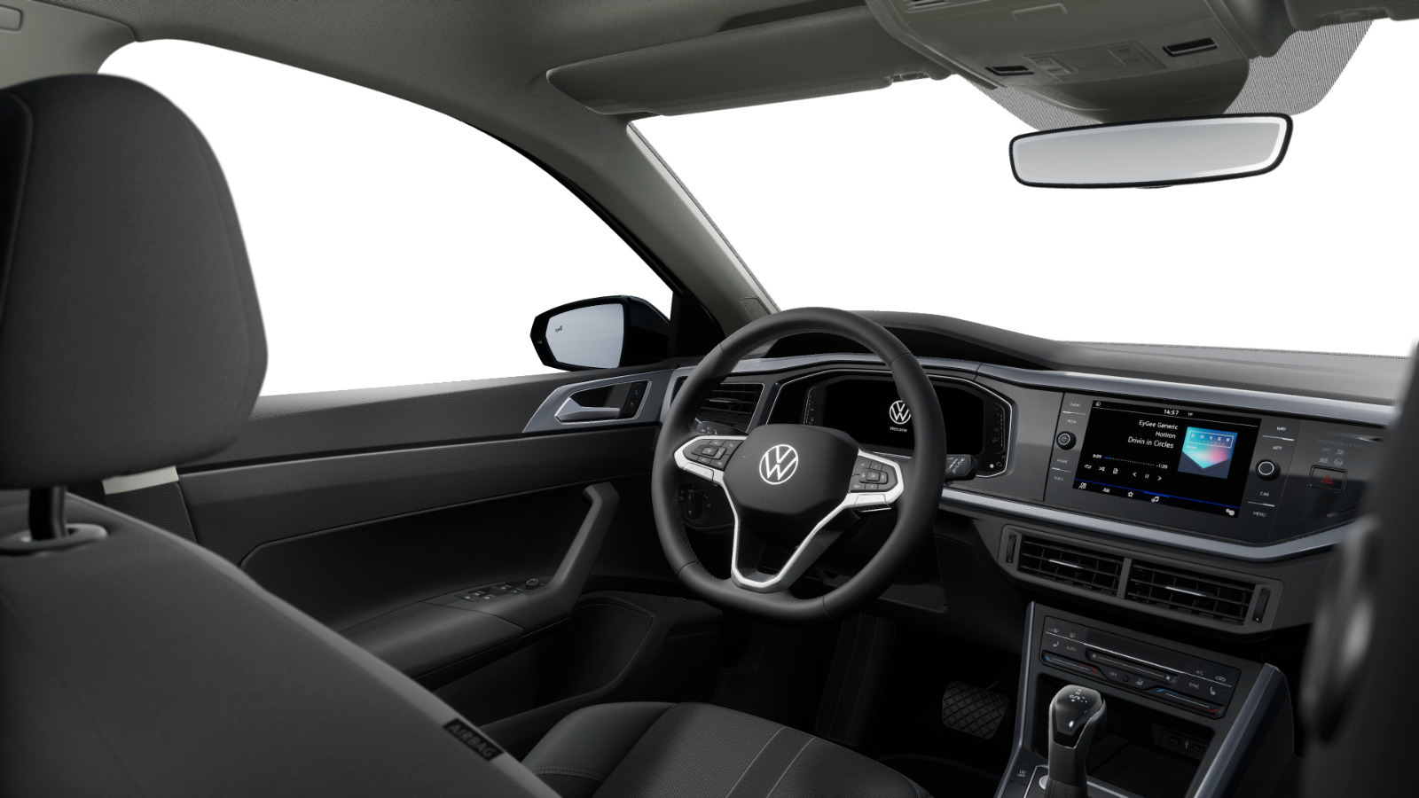 Sort VW Polo fra 2024