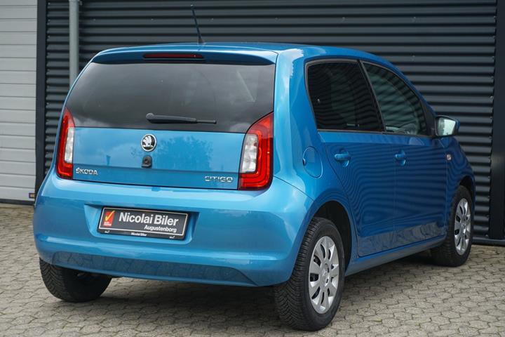 Blå Skoda Citigo fra 2019
