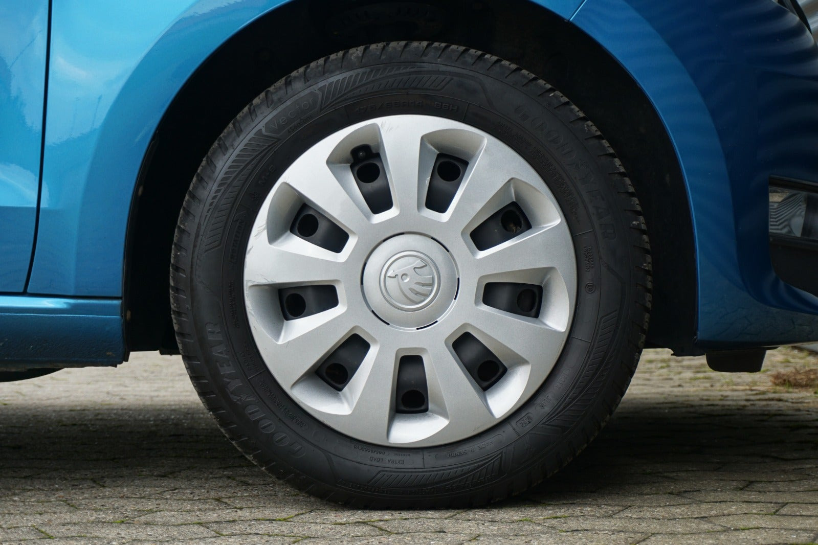 Blå Skoda Citigo fra 2019