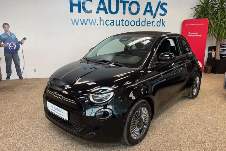 Sort Fiat 500e fra 2023