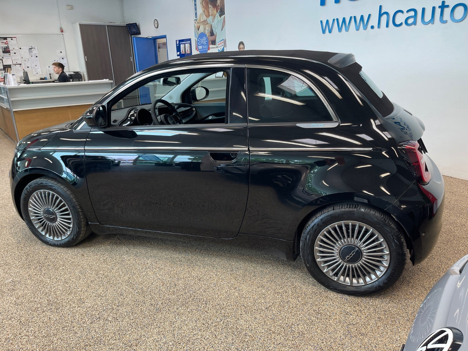 Sort Fiat 500e fra 2023