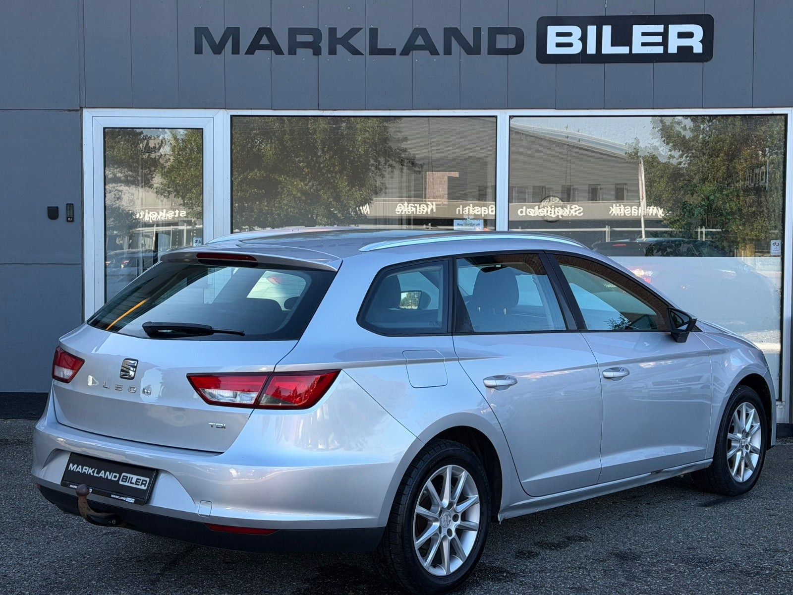 Sølv Seat Leon fra 2015