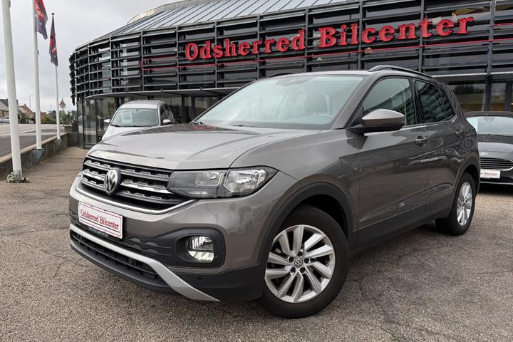 Grå VW T-Cross fra 2019