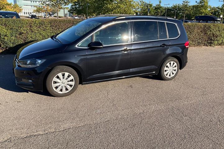 Sort VW Touran fra 2018