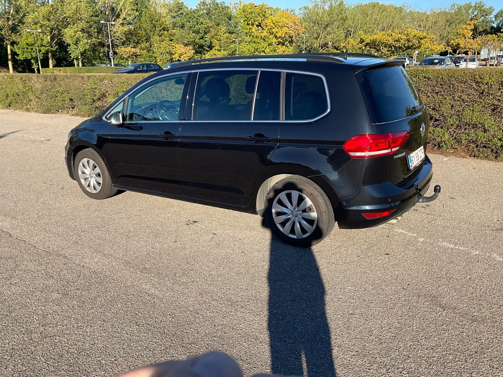 Sort VW Touran fra 2018
