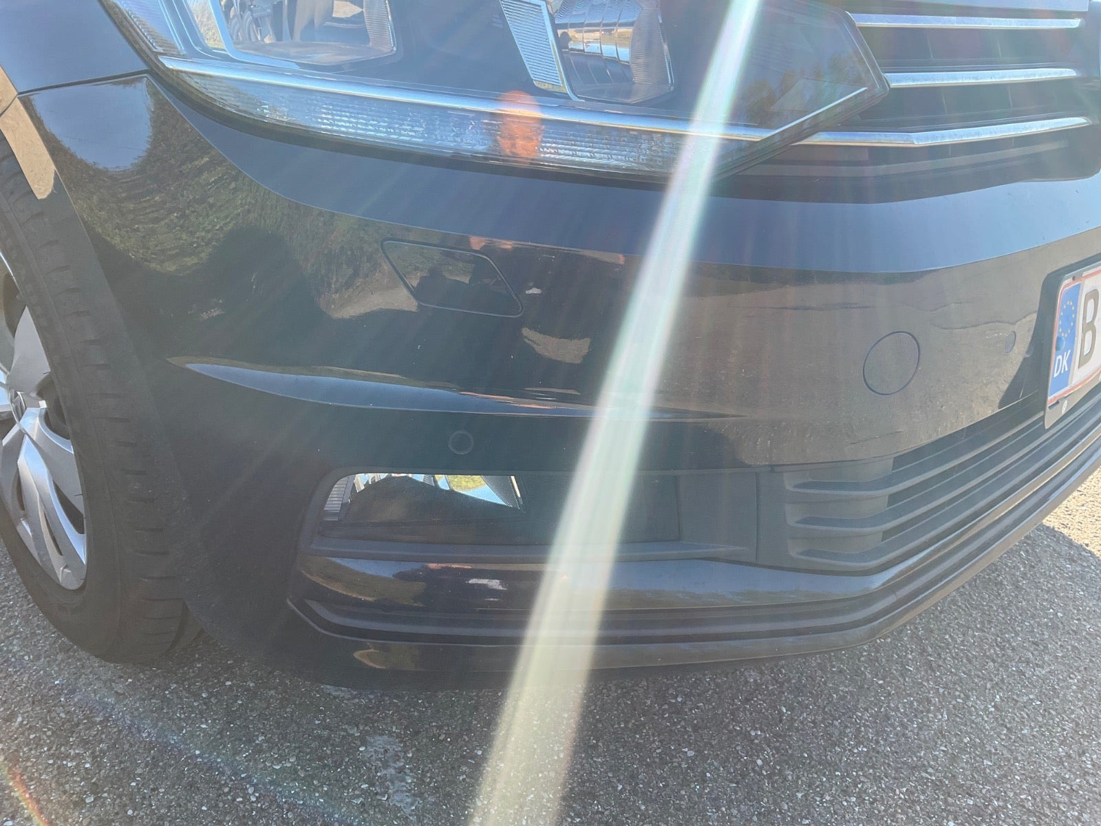 Sort VW Touran fra 2018
