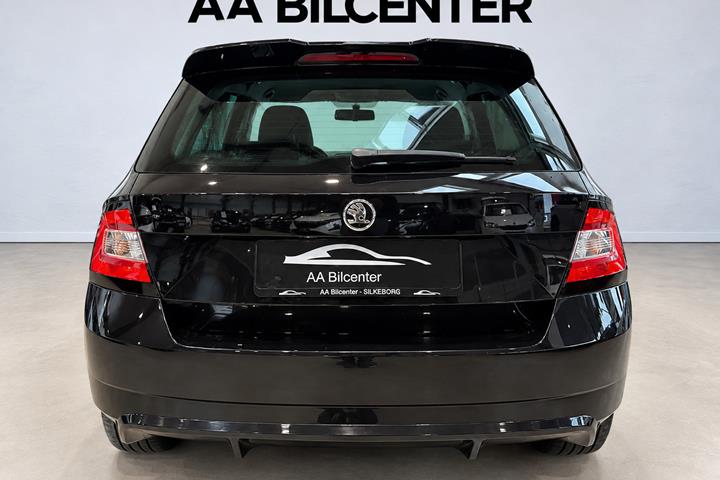 Sort Skoda Fabia fra 2017
