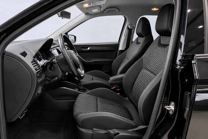 Sort Skoda Fabia fra 2017