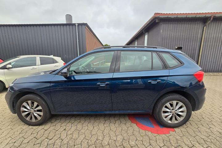 Blå Skoda Kamiq fra 2021