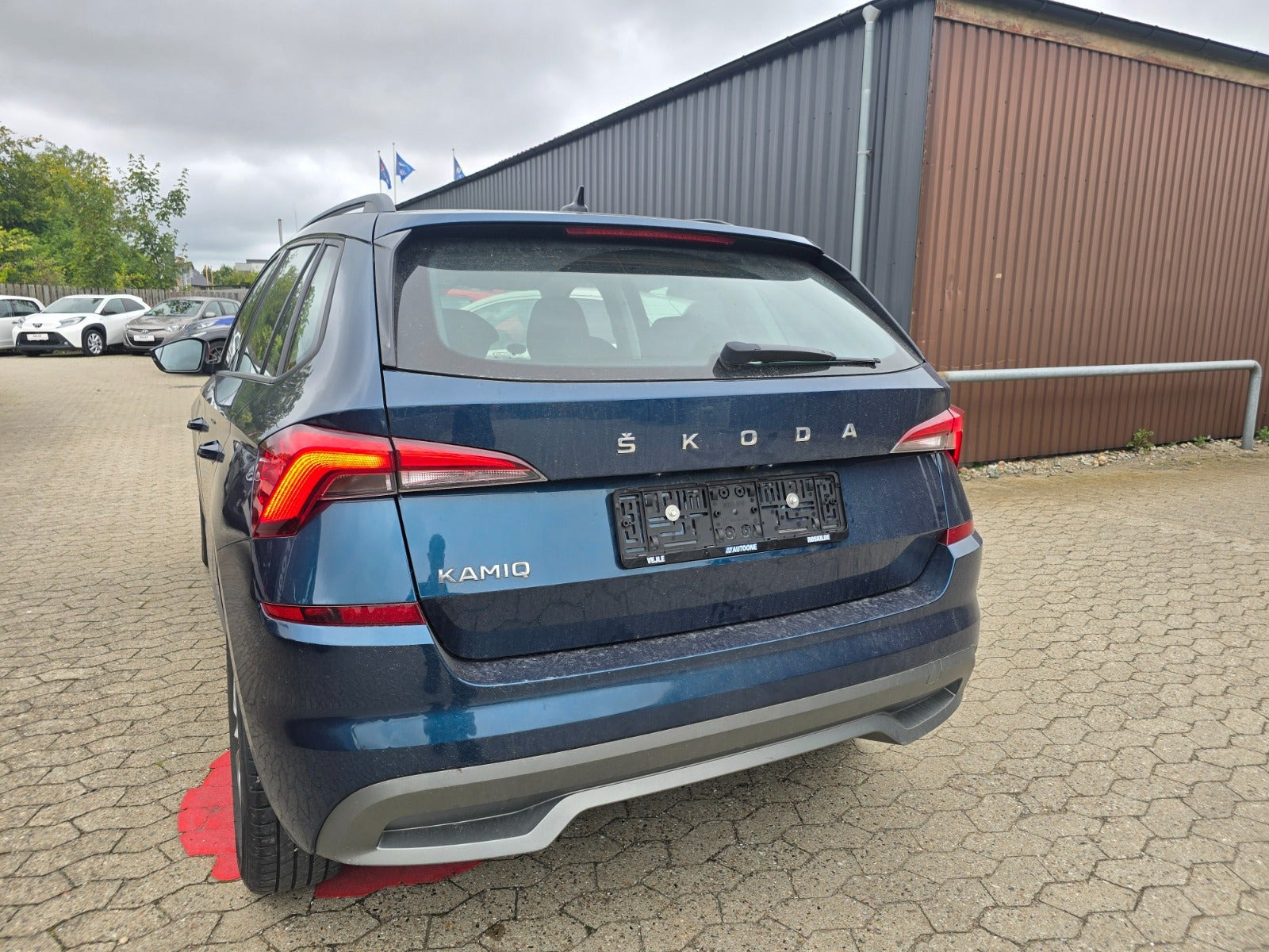 Blå Skoda Kamiq fra 2021