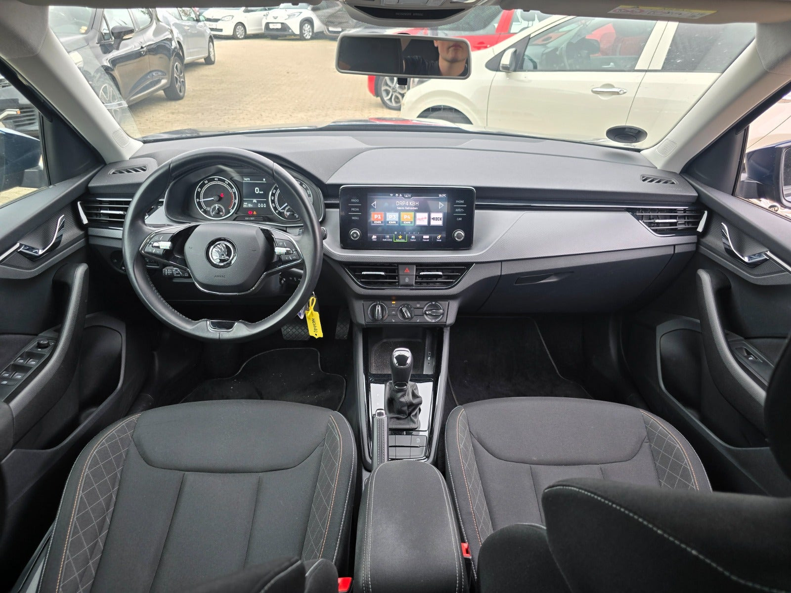 Blå Skoda Kamiq fra 2021
