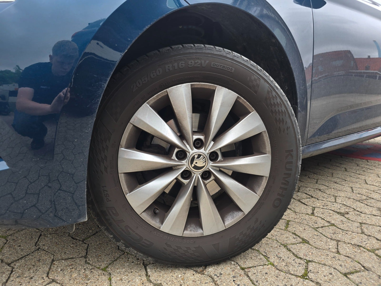 Blå Skoda Kamiq fra 2021