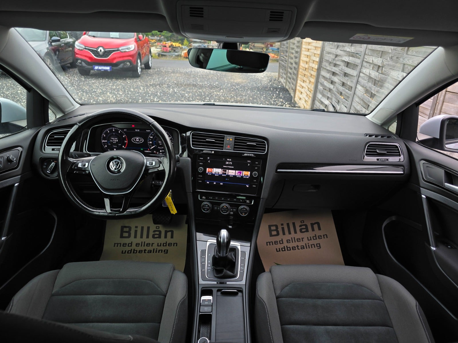Blå VW Golf VII fra 2018