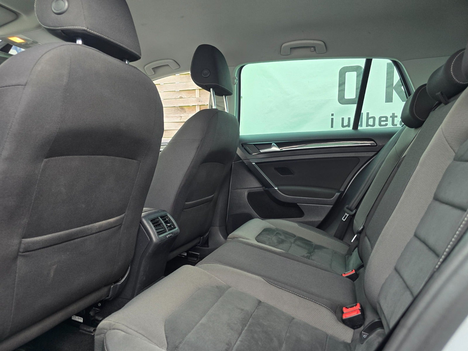 Blå VW Golf VII fra 2018