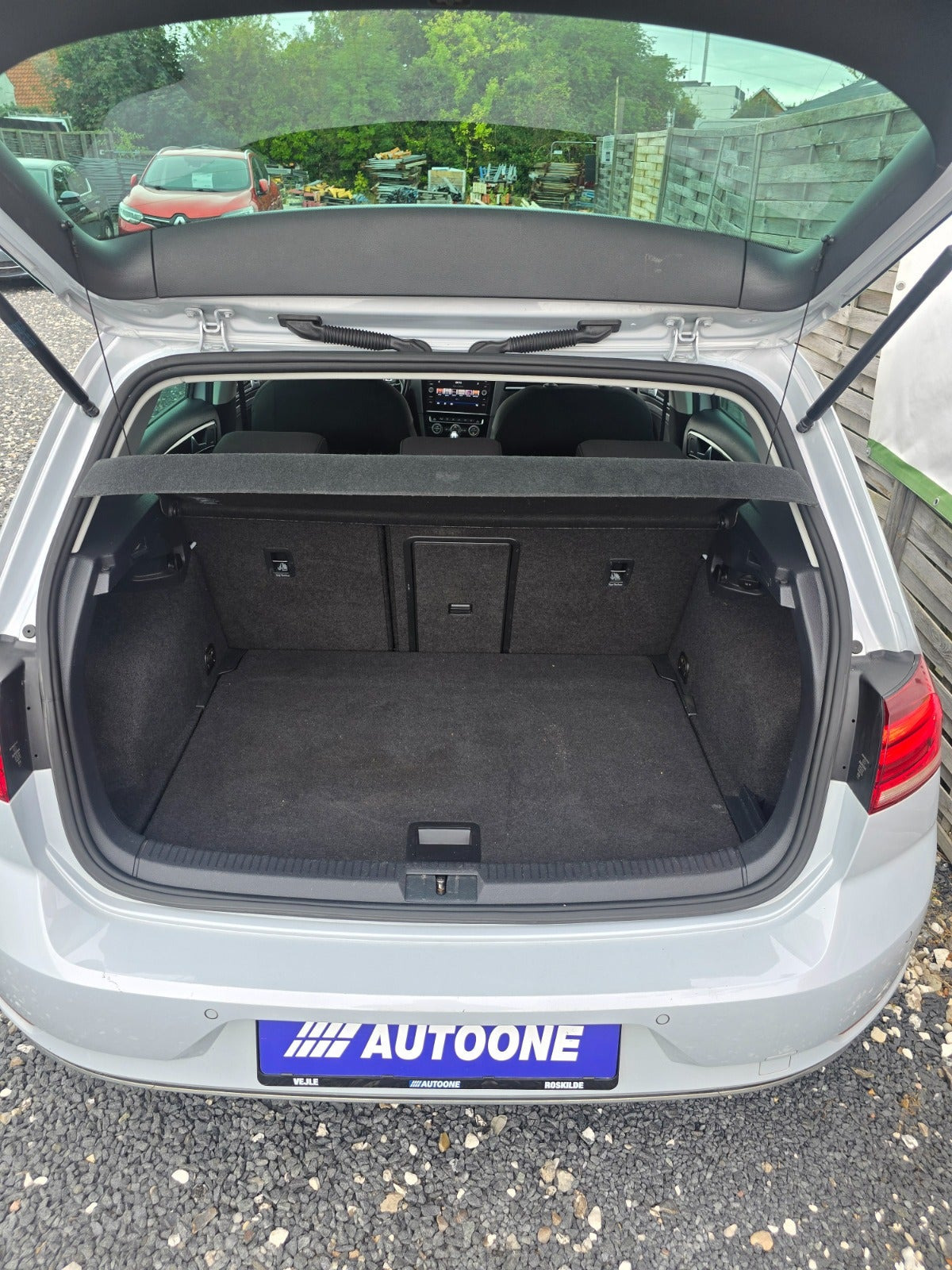 Blå VW Golf VII fra 2018