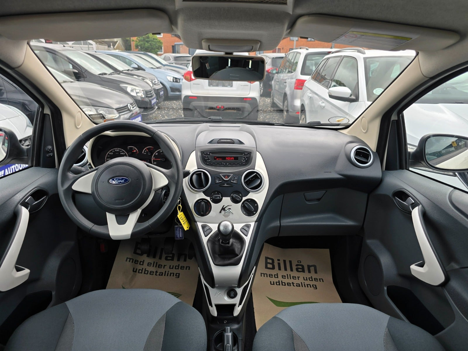 Hvid Ford Ka fra 2015