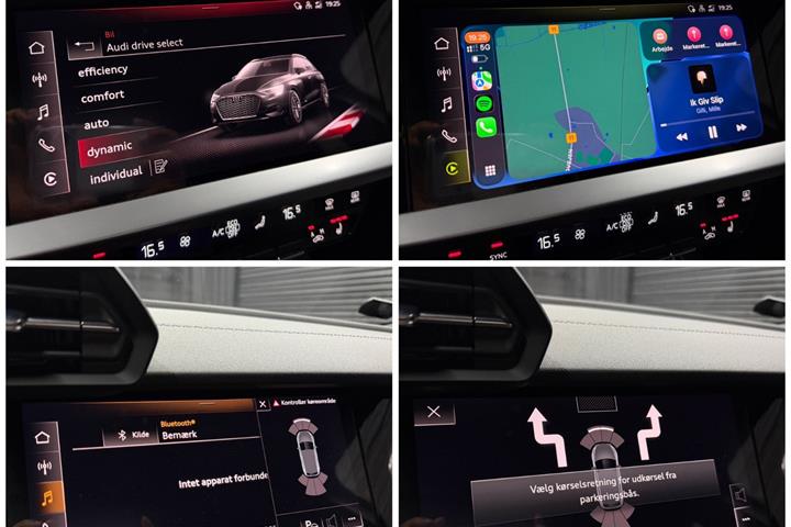 Blå Audi A3 fra 2021