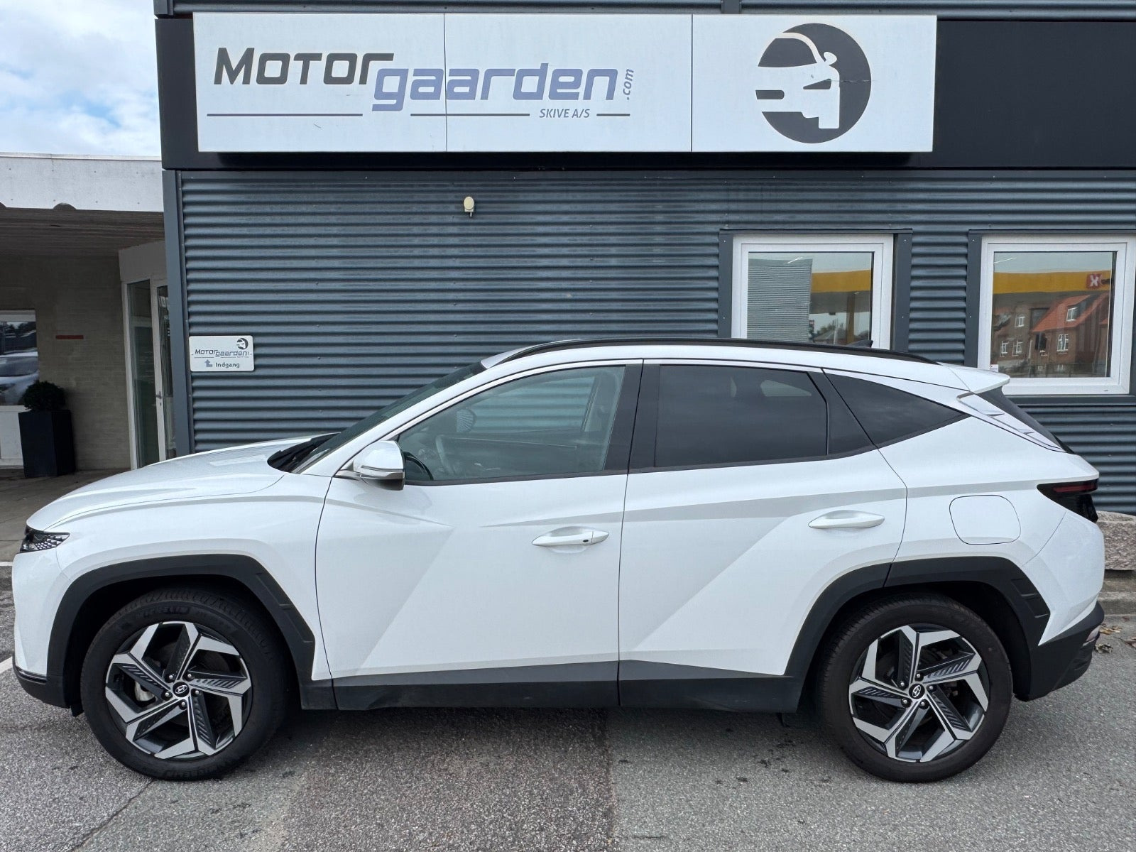 Hvid Hyundai Tucson fra 2024