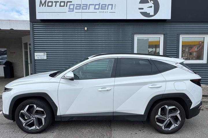 Hvid Hyundai Tucson fra 2024