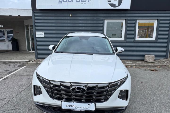 Hvid Hyundai Tucson fra 2024