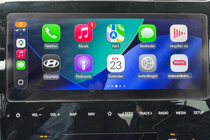 Hvid Hyundai Tucson fra 2024