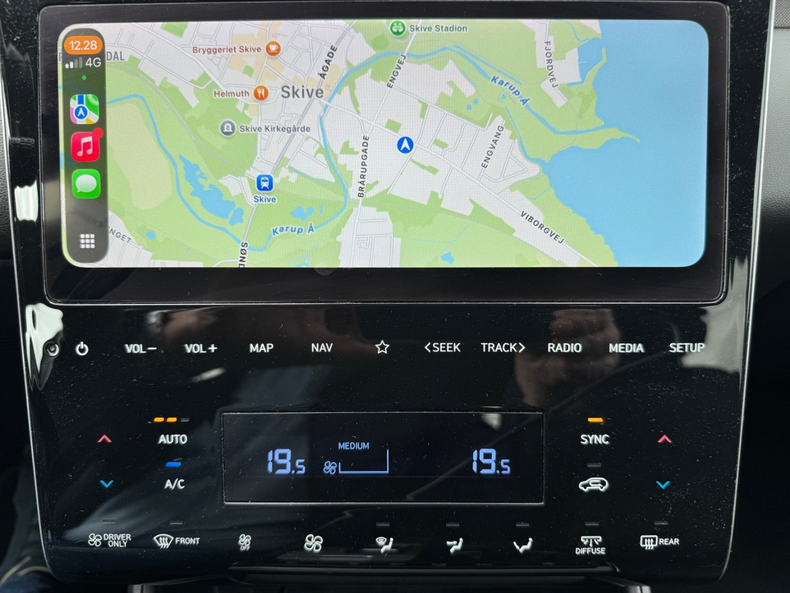 Hvid Hyundai Tucson fra 2024