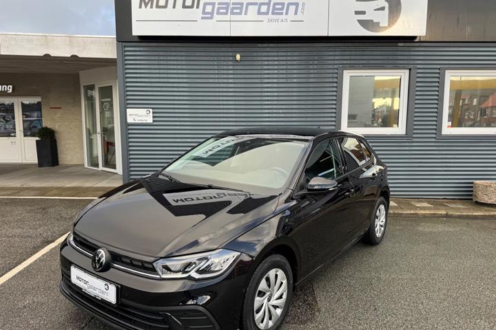 Sort VW Polo fra 2023