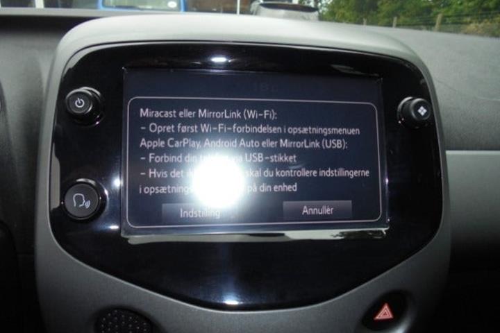 Hvid Toyota Aygo fra 2021