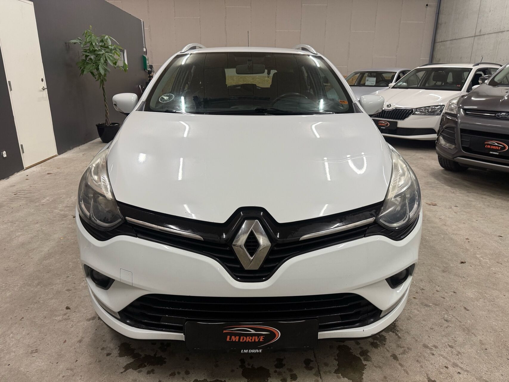 Hvid Renault Clio fra 2017