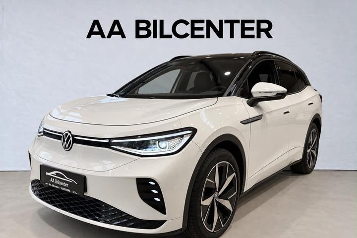 Hvid VW ID.4 fra 2021 set udefra
